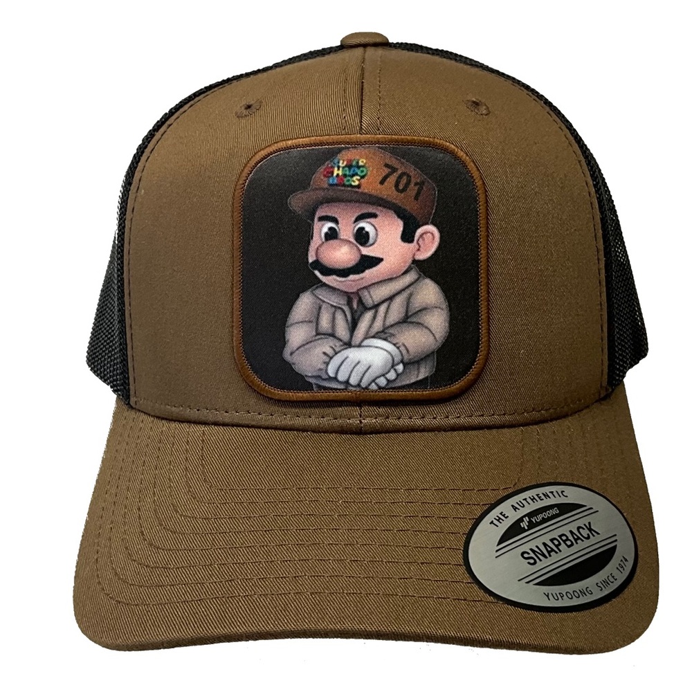 Super Chapo bros khaki hat dark brown black mesh el chapo Guzmán JGlL Sinaloa